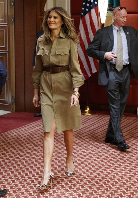 michael kors donald trump|4 times Melania Trump made a statement with her style during .